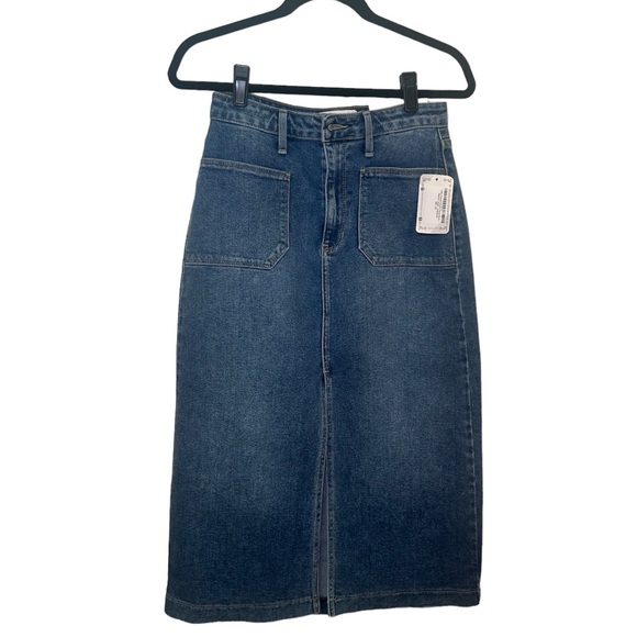 Laguna Beach Midi Denim Skirt - Picture 5 of 5